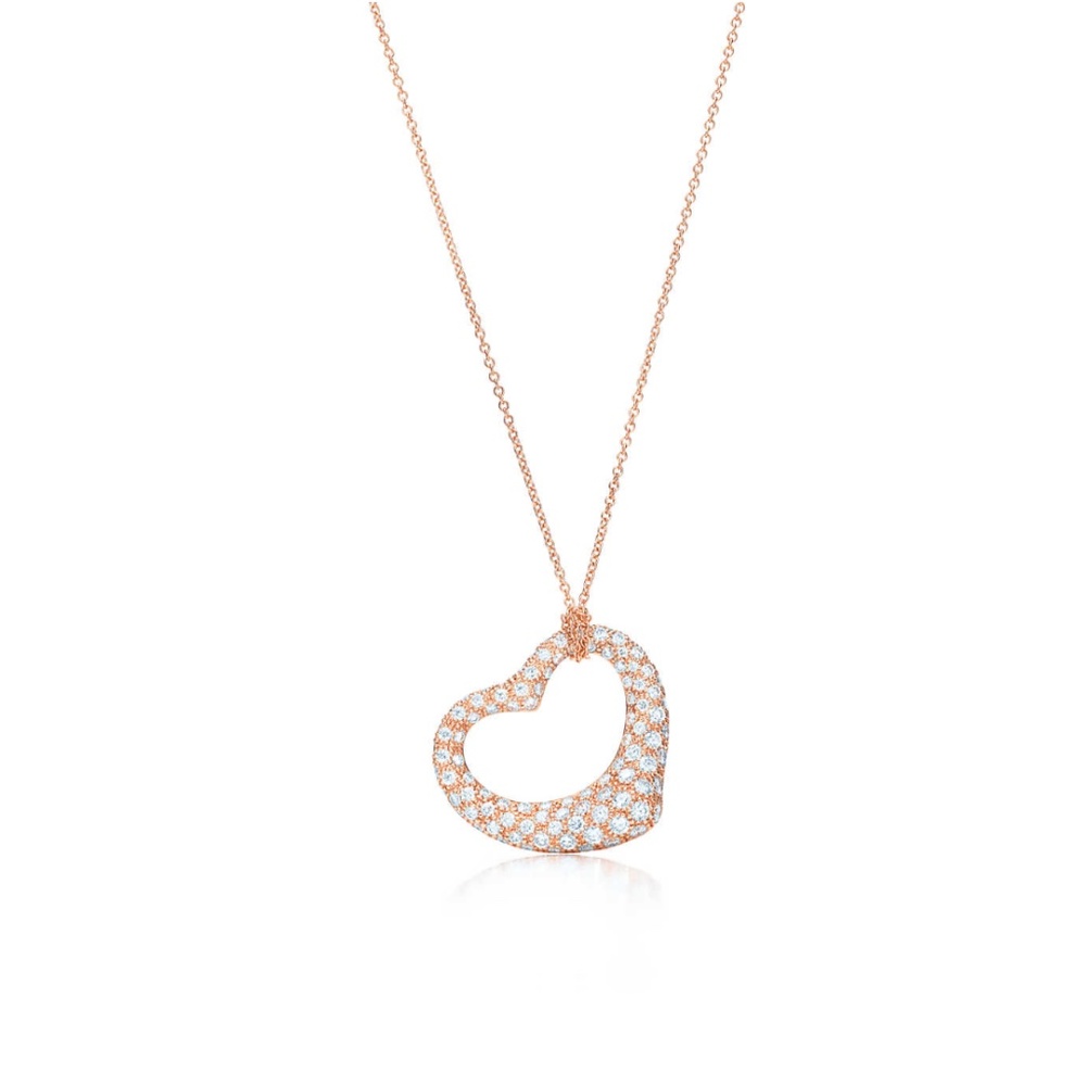 Tiffany & Co Elsa Peretti 2 Carat Diamond Necklace - Picture 4 of 14
